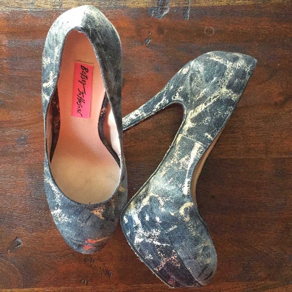 Betsey Johnson Divah Platform Stiletto High Hee